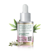Hampa Hemp Pigment Balance Serum, for Pigmentation & Dark Spots, Nourishment for Radiant, Clear, Glowing Skin, Enriched with Hemp, Basil, Manuka. 100% Natural and ayurvedic, 30ml