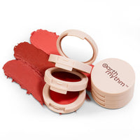 Earth Rhythm Silk Set Go 3-in-1 Lip & Cheek Tint, Long Lasting Flawless Finish, Super Hydrating, Travel Friendly (Satin Bold)