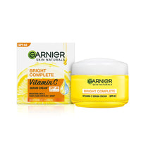 Garnier Skin Naturals, Day Cream, 45 g & Garnier Skin Naturals, Face Mask, Hydrating, Brightening & Anti-Dark Spots, Bright Complete, 1 pc, 28g