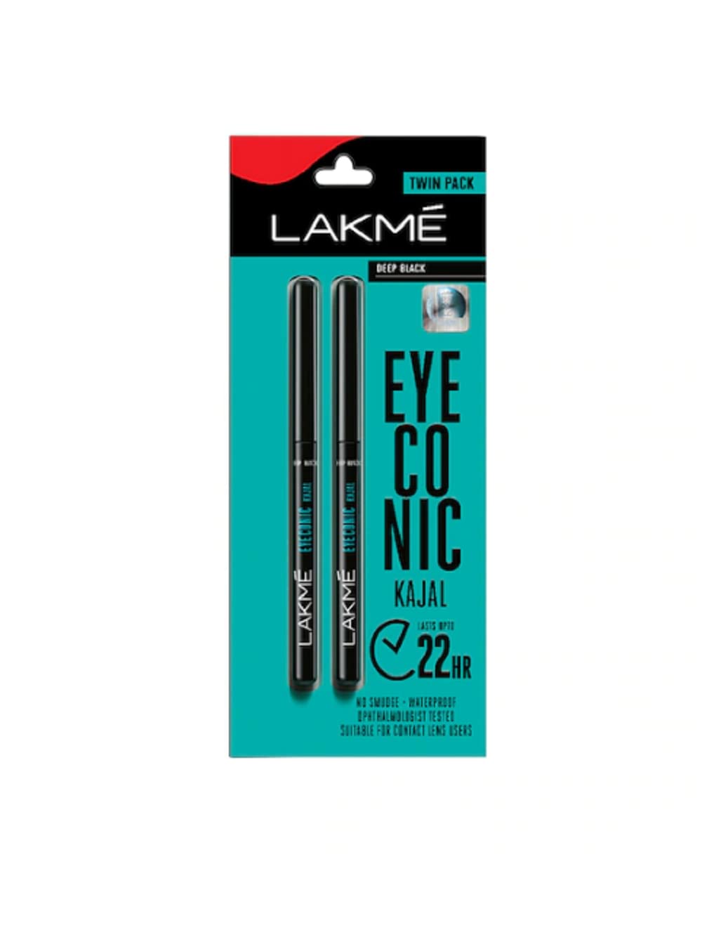 Lakmé Set Of Matte Insta-Liner & 2 Eyeconic Kajal Stick, Multi