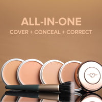 Forever52 Daily Life High Coverage Tender Cream (Alba - 001) Radiant Foundation Concealer | Highlighter | Contour | Perfect For Longlasting Face Makeup