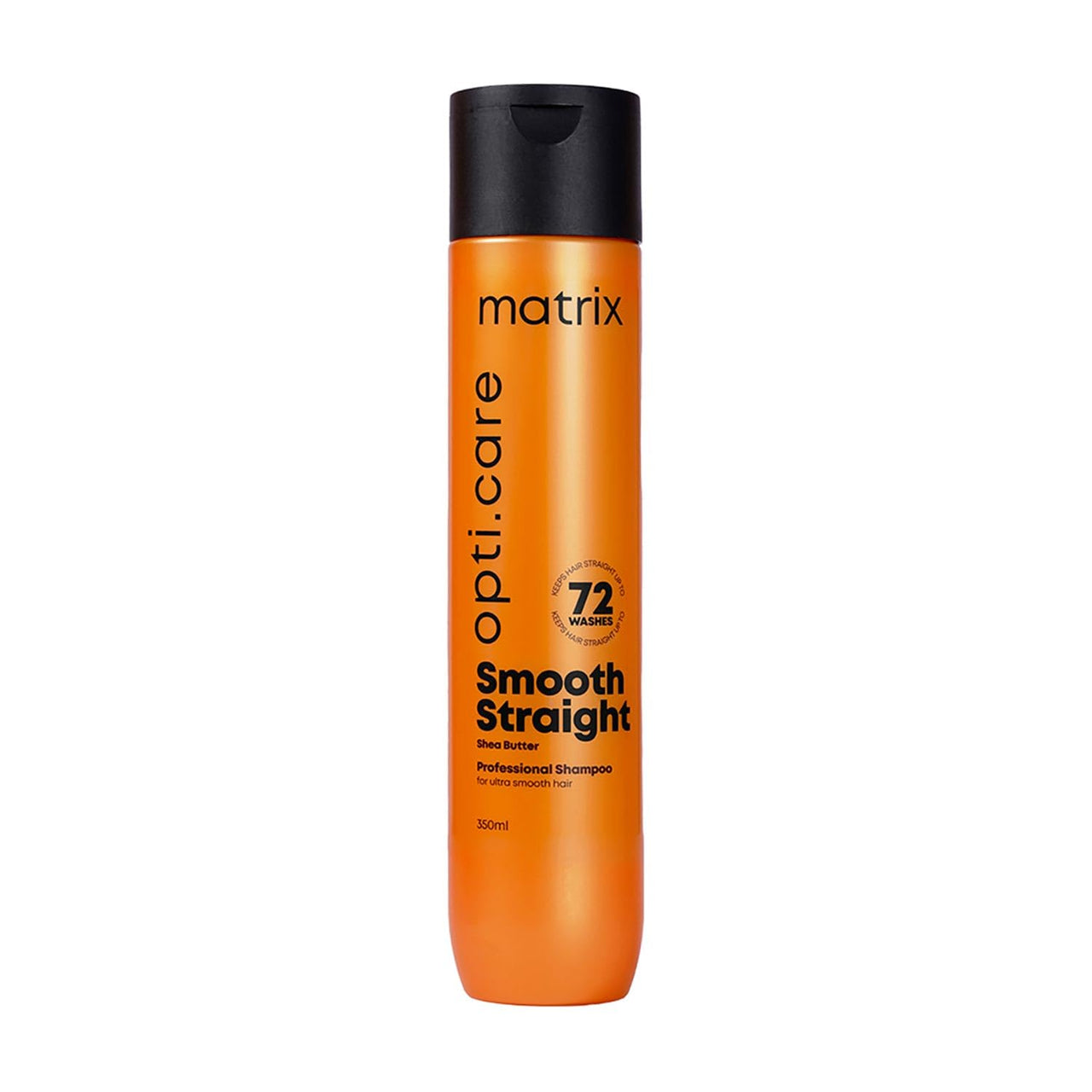 Matrix Opti.Care Professional Shampoo for Salon Smooth Straight Hair | Control Frizzy Hair for up to 4 Days | With Shea Butter | No Added Parabens | (350 ml)