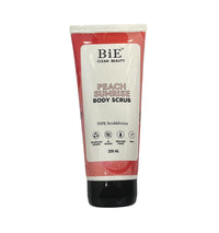 BiE Peach Sunrise Body Scrub | Gentle Exfoliator | Infused with Squalane | Glycerin | Peach Extracts | 200ml