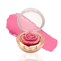 Typsy Beauty Enchanted Garden Rose Blush I 3D Cream Blush | Princess Charming I Infused with Vitamin E & Carnauba Wax I Cream to Matte Finish on Application | Dusty Rose I Korea Formulated | 4.8g