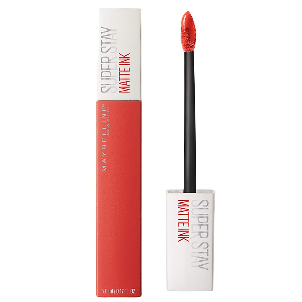 Maybelline New York Super Stay Matte Ink Liquid Lipstick, 25 Heroine, 5ml & Maybelline New York Super Stay Matte Ink Liquid Lipstick, 135 Globe Trotter, 5g