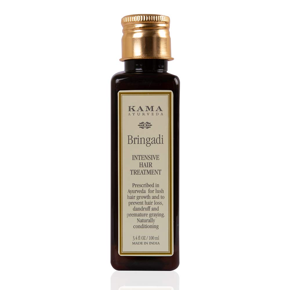 Kama Ayurveda Bringadi Intensive Hair Treatment, 100Ml & Nalpamaradi Thailam Skin Brightening Treatment, 50 Ml