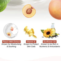 Lakmé Peach Milk Soft Crème Moisturizer for Face 100 g, Daily Lightweight Whipped Cream with Vitamin E for Soft, Glowing Skin - Non Oily 24h Moisture (Pack of 2)