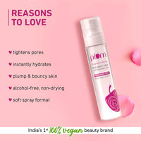 Plum Bulgarian Valley Rose Water Face Toner | for Oily Acne Prone Dry Combination Skin | with Hyaluronic Acid | Hydrating & Pores Tightening | Balances pH Levels | Alcohol-Free | Women & Men | 100ml