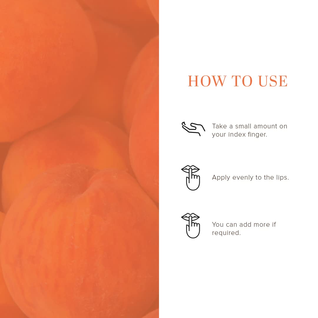 Khadi Natural Peach Lip Balm with Beeswax and Shea Butter | Natural Lip Balm for Soft & Hydrated Lips | Herbal Lip Balm for Chapped Lips | Free from Harsh Chemicals | Unisex Lip Balm