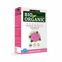 INDUS VALLEY Organic (Sandalwood Face Pack + Orange | Citrus aurantium & Rose Powder | Rosa indica) - 200+100+100=400g
