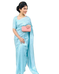 Avantika Fashion Women's  Soft Lichi Silk Banarasi Kanjivaram Saree With Blouse Piece