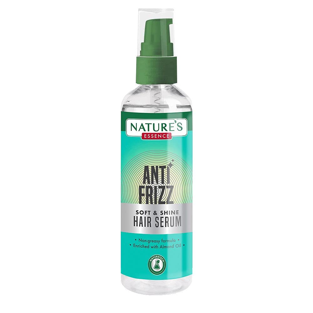 NATURES ESSENCE Anti Frizz Soft Shine Hair Serum, 100Ml