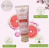Pure Aatman Vitamin C Face Wash with Pink Grapefruit & Cucumber
