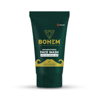 BOHEM Skin Brightening Face Wash for Men |100ml Pack of 1 | Anti Acne FaceWash for Glowing & Brightening Skin with 0.5% Salicylic Acid, Goodness of Black Tea Extract & Glycerine | All Skin Types