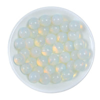 Natural Stone Beads 6mm Opal Gemstone Round Loose Beads Crystal Energy Stone Healing Power for Jewelry Making DIY,1 Strand 15