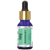 Rey Naturals Tea Tree Oil & Rosemary Oil For Hair Growth & Dandruff Control | Pure Essential Oil For Hair, Face & Skin Care | For All Skin & Hair Types - 15ML*2