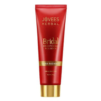 Jovees Herbal Bridal Brightening Face Scrub With Turmeric, Honey & Pearl Millet Flour | Gently Remove Dead Skin | For Ultra Radiance | For All Skin Types 100G