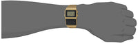 Casio Men's  Silver Tone 25 Memory Calculator Databank Watch Gold