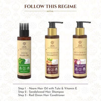 Khadi Essentials Sandalwood Rose Hair Shampoo with Geranium, Vetiver, Bhringraj Oil, For Hair Strengthening, Growth, 200ml SLS Paraben Free Cleanser, Multicolor