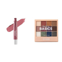 MARS Matte Super Stay Lipstick Lipstick for Women (2.6 gm) (14-ENCHANTED) 12 Shades Back to Basics Eyeshadow Palette with Free Applicator (14.4 gm) (Shade-01)