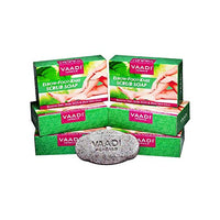 Vaadi Herbals Elbow Foot Knee Scrub With Almond And Walnut Scrub Soap, 75g (Pack Of 6)