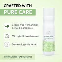 Wella Professionals Elements Renewing Shampoo | Sulfate, Silicone & Paraben-Free | 250 ml | For Shiny, Frizz-Free Hair | With Aloe Vera, Vitamin E | Vegan & Cruelty-Free