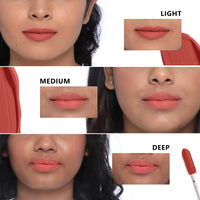 Plum Matte In Heaven Liquid Lipstick | Non-Drying | Smudge-Proof | 100% Vegan & Cruelty Free | Cinnamon Pop - 123