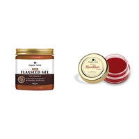 Organic Netra Pure Flaxseed Gel 200g and Organic Netra Sindoor/Kumkum Paste -8gm