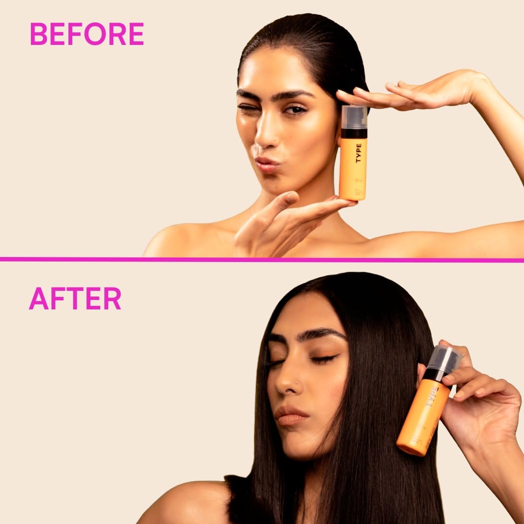 TYPE BEAUTY INC. Mattifying Setting Spray with SPF 35 PA++++ | 12Hr Long-Lasting & Waterproof | Matte Finish for Oily & Acne-Prone Skin | Oil Control & Lightweight | Makeup Fixer | 60ML