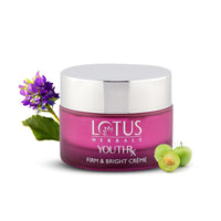 Lotus Herbals YouthRx Firm & Bright Cream | SPF 20 | PA+++ | Bakuchiol Retinol & Vitamin C | Anti Ageing & Brightening | 50g x Pack of 2