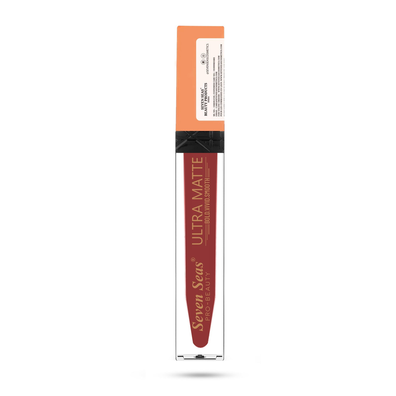 Seven Seas Ultra Smooth Matte Liquid Lipstick Smooth Lip Color, Weightless Finish | Long Lasting Matte Liquid Lipstick for Women (Totem Pole)