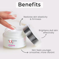 O3+ Night Repair Cream - Moisturiser For Brightening & Glowing Skin 50g | Fades Finelines & Wrinkles, Restores Skin Elasticity & Firmness - Ideal for All Skin Types