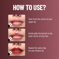 Swiss Beauty Pure Matte Creamy Lipstick | Non-drying, Highly pigmented Lipstick | Shade- Pixie Pink, 3.8gm|