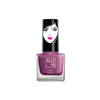 Elle 18 Matte, Glossy Finish Nail Pops Color 161, 5 Ml & Elle 8 Lipstick Berry Tea (Matte)