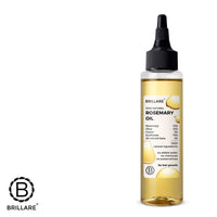 Brillare Rosemary Oil For Rapid Hair Growth | Improves Hair Thickness | Controls Hair Fall & Nourishes Scalp | 100% Natural, Non Greasy Hair Oil For Men & Women (100 ML)