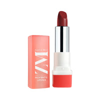 ZM Zayn & Myza Rich Matte Lipstick, Smooth and Light Weight, Intense Color in one Swipe, High Pigmentation Bullet Lip Stick Enriched with Argan oil, Murumuru and Shea Butter, 4.2 g (Mellow Drama)