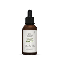 Juicy Chemistry Neem Oil, 30 ml | Pure, Cold-pressed & Organic Carrier Neem Oil for Dandruff, Irritated & Itchy Scalp | Ecocert Certified Organic for Men & Women | Cruelty-free & 100% Vegan