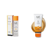 Chemist At Play Glycolic Acid Face Toner for Gentle Exfoliation & Skin Hydration| 150ml + Gentle Exfoliating Face Scrub with Mandelic Acid & Walnuts for Women & Men | 100ml