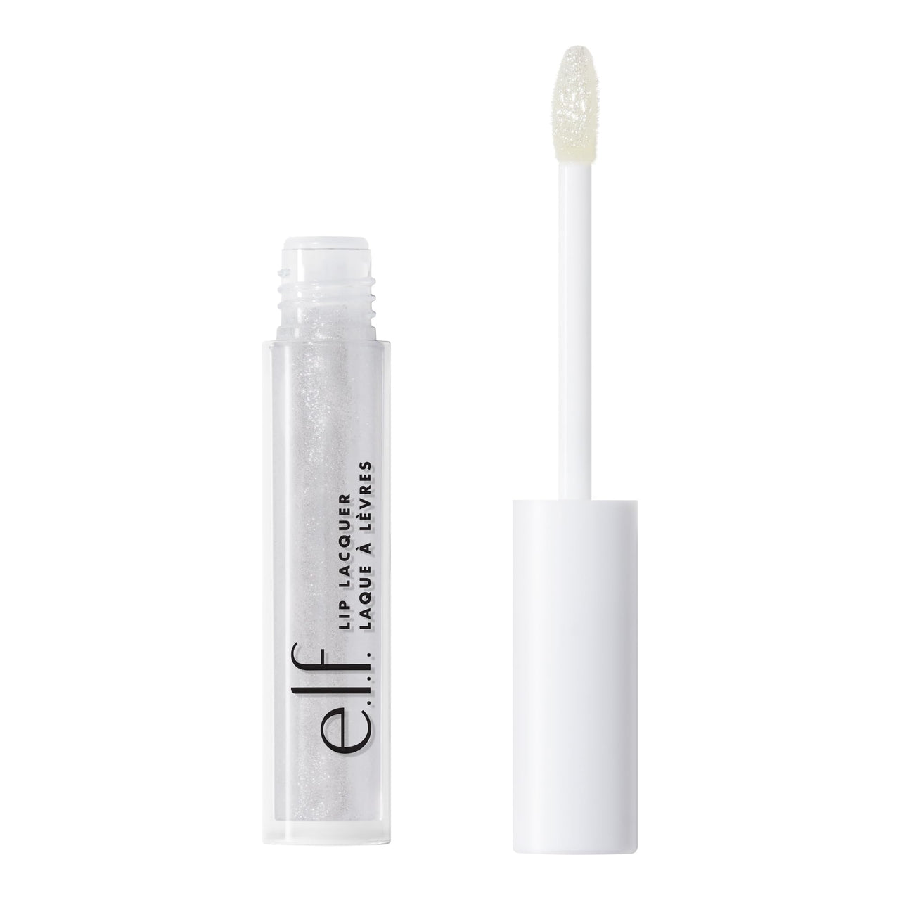 e.l.f. Lip Lacquer, Moisturizing, Shiny, Non-Sticky, Long Lasting, Glossy Finish Provides Maximum Color, Glides On, Bubbles, 0.08 Fl Oz