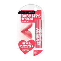 Maybelline New York Baby Lips Lip Balm, Pink Lolita, 4g and Maybelline New York Baby Lips Lip Balm, Cherry Kiss, 4g