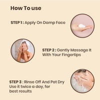 Spring H2O Rice Water Face Wash | Double Action Formula For Skin Brightening & Pores Minimizing | Deep Cleansing & Purifying Gel | Suitable For All Skin Types | 100ml (Pack Of 2)