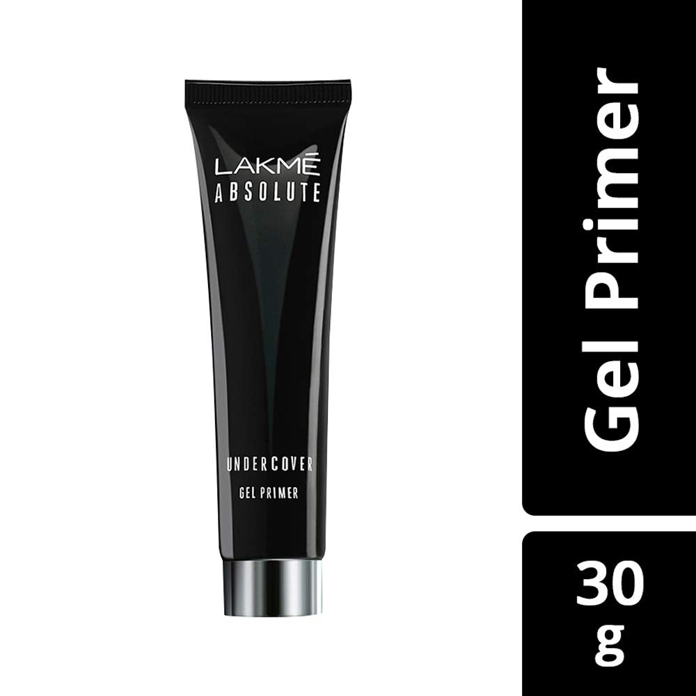 Lakmé Eyeconic Lash Curling Mascara, Black, 9ml And Lakmé Absolute Under Cover Gel Face Primer, White, 30 g