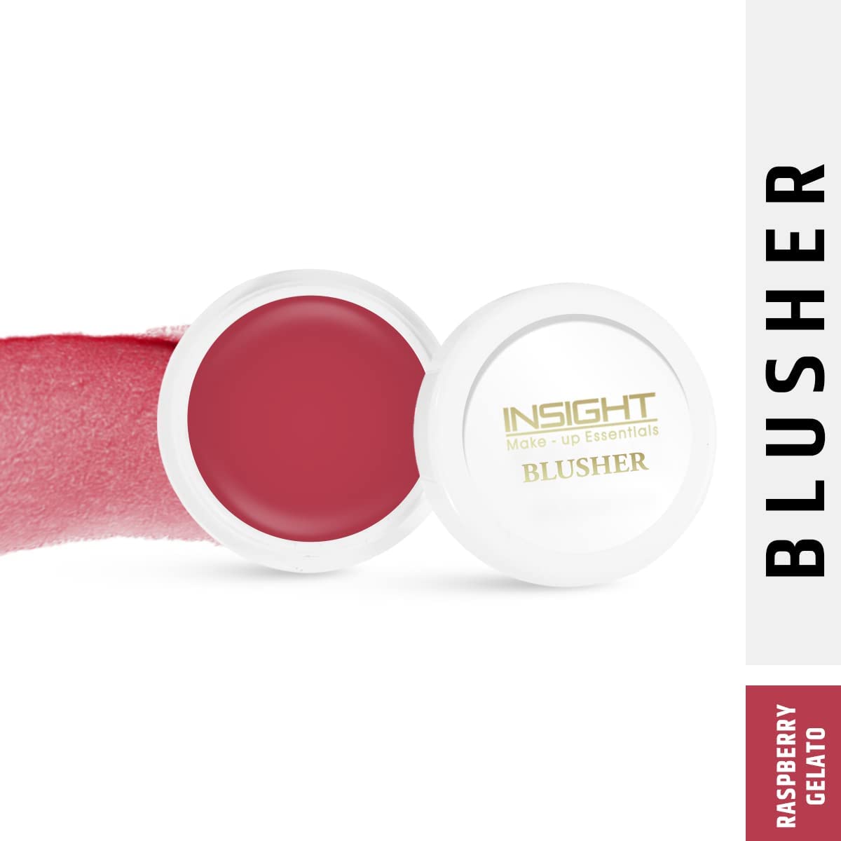 Insight Cosmetics Crème Blusher, Face Makeup, Soft Salmon, 3.5 gm(B-02=01) Crème Blusher, Face Makeup, Raspberry Gelato, 3.5 gm(B-02=02)