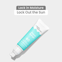 Earth Rhythm Aqua Surge Face Moisturizer with SPF 60 PA++++ Infused with Hyaluronic Acid for Intense Hydration and Moisture Locking upto 48 Hours, For Dry Skin - 50ml