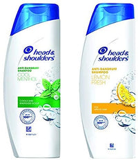 Head & Shoulders, Anti Dandruff Shampoo, Cool Menthol, 180 ML & Head & Shoulders, Anti Dandruff Shampoo, Lemon Fresh, 180 ML
