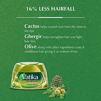 Dabur Vatika Naturals Hair Fall Control Styling Hair Cream - Olive Cactus, 210 Ml