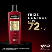 TRESemme Keratin Smooth Shampoo 340 ml|| With Keratin & Argan Oil for Straighter|| Shinier Hair - Nourishes Dry Hair & Controls Frizz|| For Men & Women (Pack of 2)