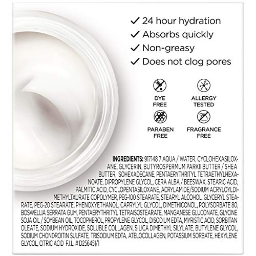 L'Oreal Paris Collagen Moisturizer Filler Fragrance-Free Day and Night Cream, 1.7 oz