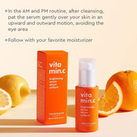 The Face Shop Vitamin C Brightening Face Serum 30ML– Glowing Complexion Booster with Niacinamide & B5 – Hydrating & Anti-Aging Serum for Dull Skin, Dark Spots, Scars