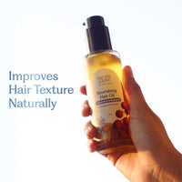 Sacred Grove Nourishing Oil | Improves Hair Texture & Prevents Split Ends | Coffee Bean, Blackseed & Safflower Oil | Made with 6 Potent Raw Herbs Oil | Makes Hair Strong, Shiny & Manageable | 100ml